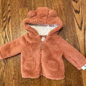 Carters Baby Zip-Up Sherpa Cardigan